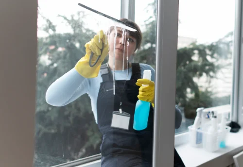Nettoyage de vitres intérieures et extérieures à Châlus
